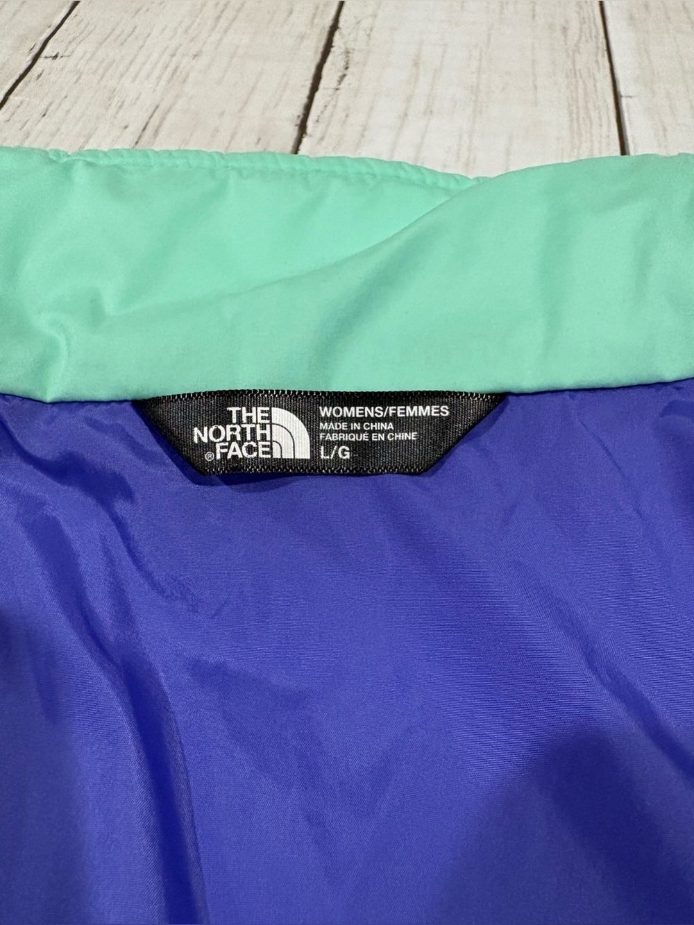 North Face Women's Bombay Puffer Jacket Mint Green Large - Picture 9 of 13